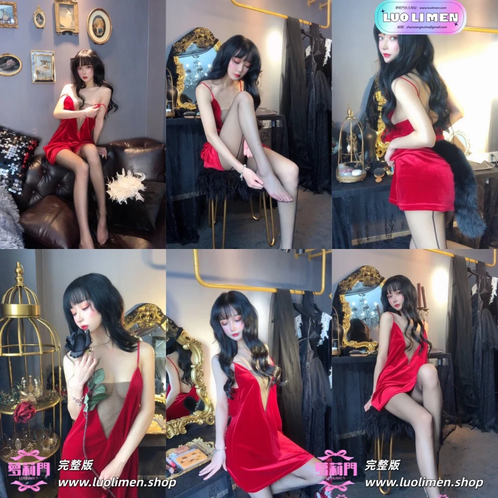 阿包也是兔娘 NO.044 红丝绒睡衣[18P-57MB]-变态另类 - 小马拉大车-  鬼父淫母