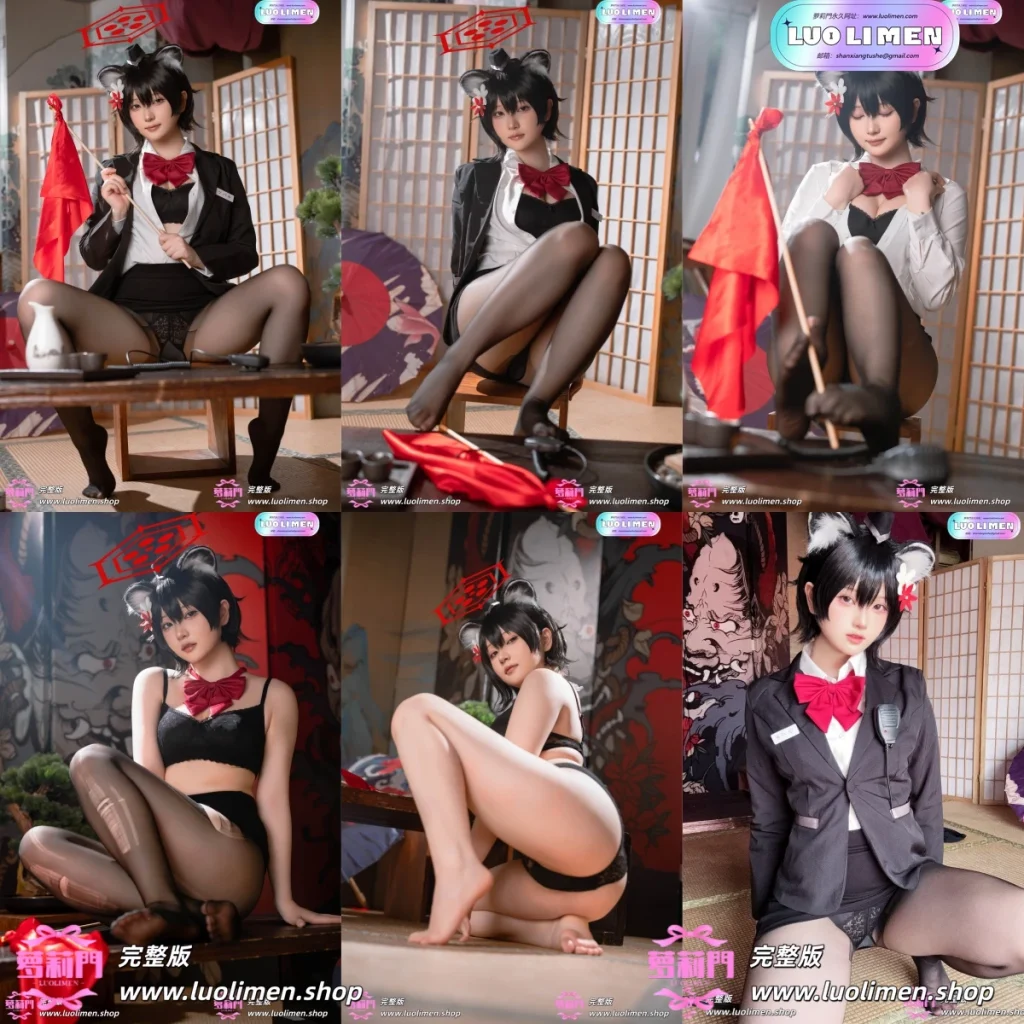 屿鱼 NO.042 蔚蓝档案 春日椿 导游[55P-155.6M]-变态另类 - 小马拉大车-  鬼父淫母